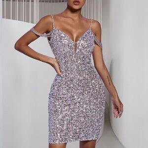 NWT Sequin Bella Barnett Dress